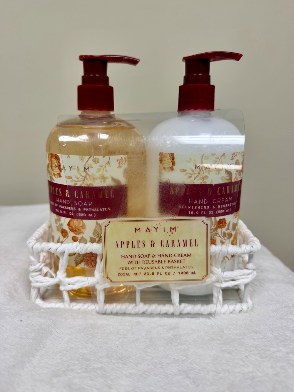 Mayim Apples & Caramel Hand Soap & Hand Cream Set